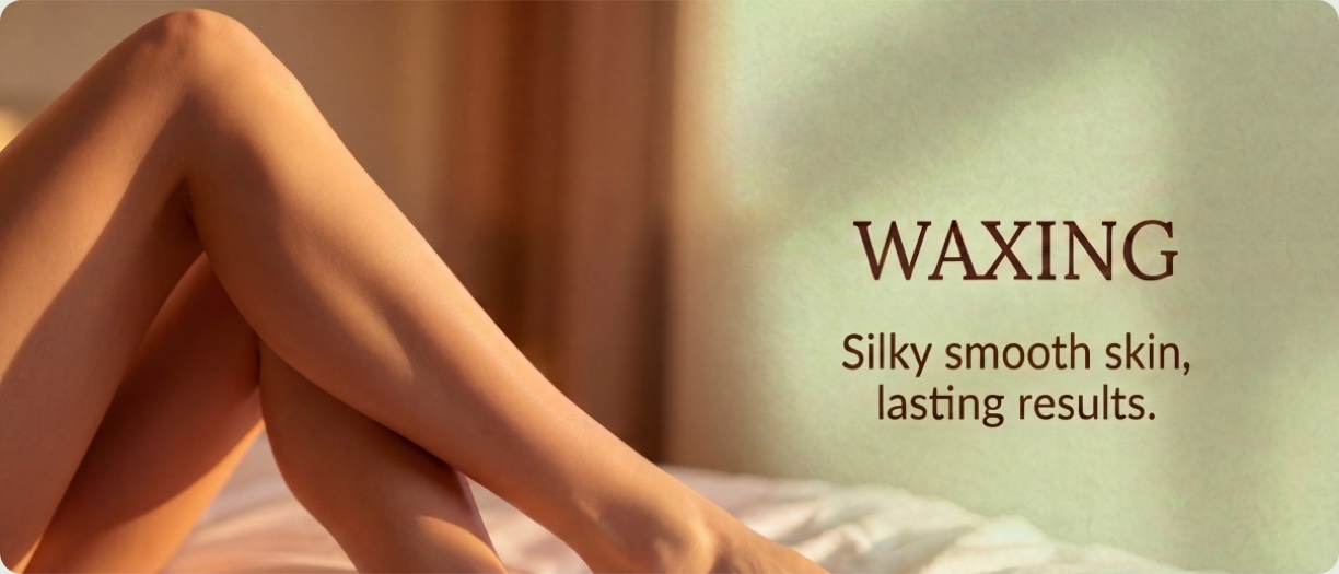Waxing — silky smooth skin, lasting results